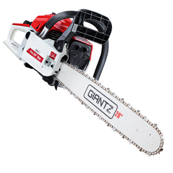 52CC Petrol Chainsaw 20 Oregon Bar E Start Anti Freeze 4HP Commercial Pruning