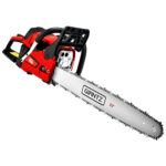 58cc Petrol Chainsaw Commercial Pruning Saw E Start 22 Bar Safety Kit Included