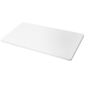 Standing Desk Top 140x70cm White Anti Scratch Easy Assembly Rounded Edges