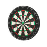 18 Sisal Dartboard Set Self  Steel Tip Darts Rotating Ring Party Game