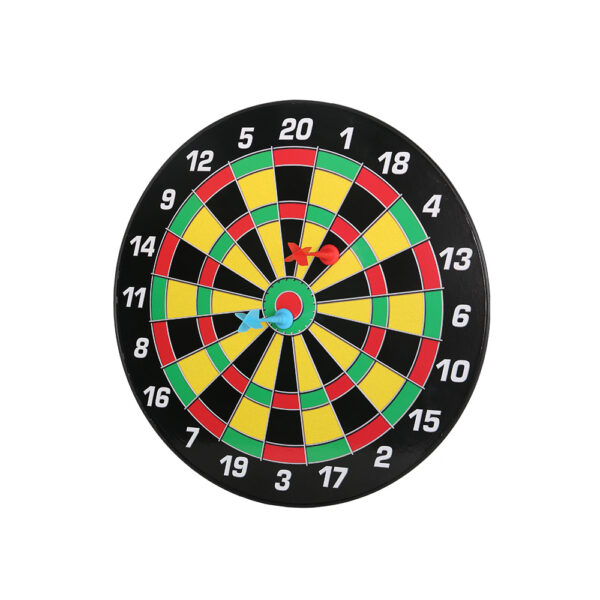 Magnetic Dartboard Set Safe Indoor Outdoor Kids Game 16in with 6 Darts