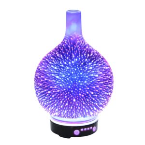 3D Firework LED Aroma Diffuser Ultrasonic Humidifier 100ml 7 Color Light