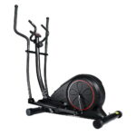 Elliptical Cross Trainer 8 Level Adjustable Resistance Non Impact Home Gym Black