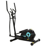 Elliptical Cross Trainer Exercise Bike 8 Level Resistance Home Gym LCD Display