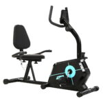 Recumbent Exercise Bike Magnetic 8 Level Resistance LCD Monitor Adjustable Seat