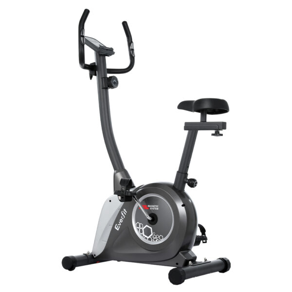 Magnetic Upright Exercise Bike 4kg Flywheel 8 Level Home Cardio Fitness