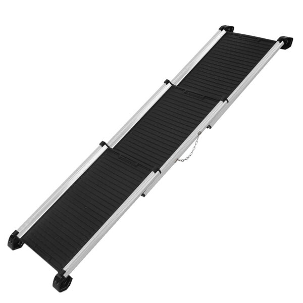 Foldable Dog Ramp Telescopic Pet Stairs 120kg Capacity Slip Resistant Portable