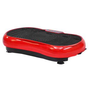 Vibration Plate Platform Body Shaper 99 Speeds 180kg Capacity Home Gym Red