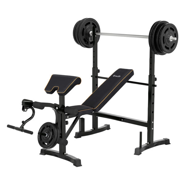 Adjustable Weight Bench 10 in 1 Home Gym Station 330KG Capacity Multi Level