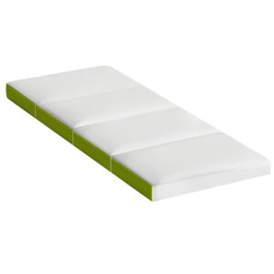 Foldable Foam Mattress Single High Density Medium Firm Portable Green 180x70cm