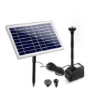 Solar Fountain Pump 800L/H 6.6FT Water Lift Brushless DC Energy Efficient 5m Cable