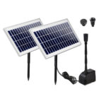 Solar Fountain Pump 7.2FT Water Lift 1100L/H Energy Efficient Outdoor Garden