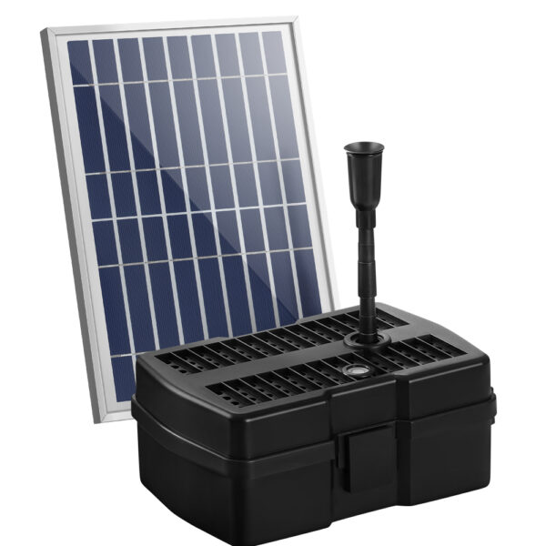 Solar Pond Pump 5FT Water Lift 800L/H Brushless DC Filtration IP68