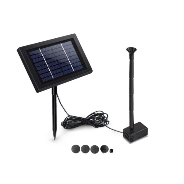 Solar Fountain Pump Energy Efficient 4FT Water Lift Brushless 230L/H Outdoor