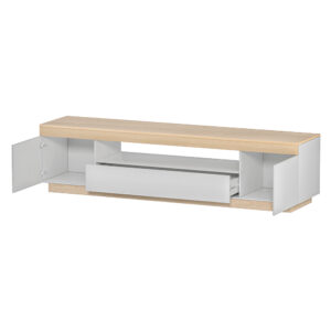 TV Stand Entertainment Unit 180cm White Wood Storage Drawer Shelf Modern