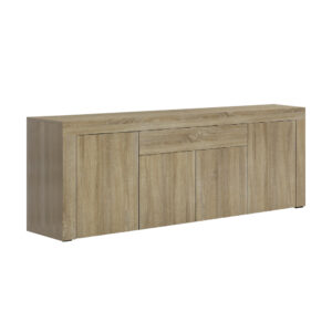 Buffet Sideboard Modern Woodgrain 15mm Thick Ample Storage Push to Open 180cm