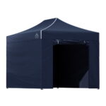 Pop Up Marquee 3x4.5m Folding Tent UV Water Resistant Outdoor Canopy Navy Shade