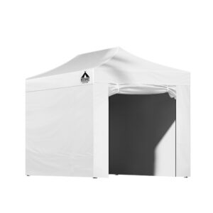 Pop Up Marquee 3x4.5m Folding Tent UV Water Resistant Canopy Adjustable White