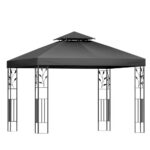 Gazebo Marquee 3x3m Outdoor Party Event Tent UV Water Resistant Iron Art Grey