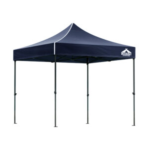 Pop Up Marquee 3x3m Folding Tent Outdoor UV Water Resistant Canopy Navy Shade