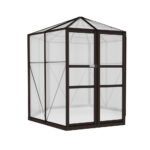 Greenhouse Garden Shed 2.4x2.1M UV Resistant Polycarbonate Aluminium Frame