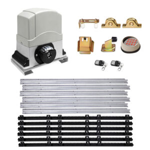 Sliding Gate Opener Kit 450W Motor Wireless Keypad 1200kg Capacity Auto Close