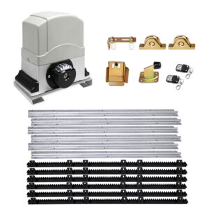 Automatic Gate Opener Kit 450W Motor 1200kg Quiet Slide 12m/min IP44 DIY Install