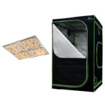 Hydroponic Grow Tent Kit 4500W LED Light Full Spectrum Indoor Garden 1x1x2M