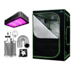 Grow Tent Kit 1000W LED Light 150x150x200cm Mylar Indoor Plant Hydroponics System