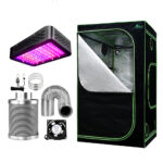 Grow Tent Kit 1000W LED Light 90x90x180cm Mylar Indoor Plant Ventilation System