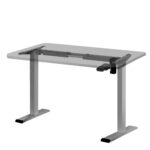 Motorised Adjustable Desk Frame Sit Stand Height Control Grey 70 120cm Max 70kg