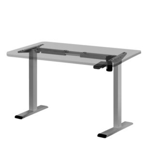 Motorised Adjustable Desk Frame Sit Stand Height Control Grey 70 120cm Max 70kg