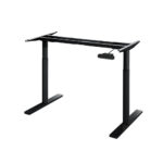 Standing Desk Frame Dual Motor Adjustable Height 69 117cm Sit Stand Black