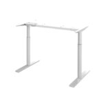 Standing Desk Frame Dual Motor Adjustable Height Sit Stand White 125kg Capacity