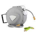 Garden Hose Reel 20M Auto Rewind Wall Mount UV Resistant Spray Gun