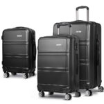 3pc Luggage Set TSA Lock Hard Case Lightweight Spinner Wheels Travel Suitcase