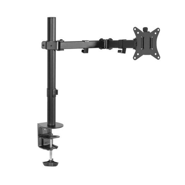 Adjustable 32 Monitor Arm Mount Swivel Tilt Extendable Steel VESA Compatible