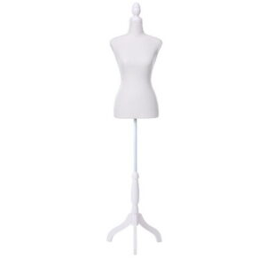 Female Mannequin Dress Form Adjustable 170cm Tailor Display Wedding White