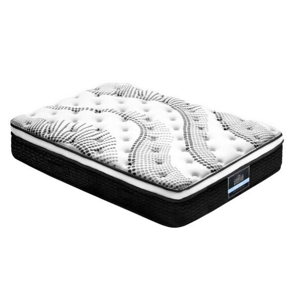 Euro Top Single Mattress 32cm Medium Firmness 5 Zone Pocket Spring Hypoallergenic