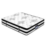 King Euro Top Mattress 34cm Thick Medium Firm Pocket Spring Sleep Comfort