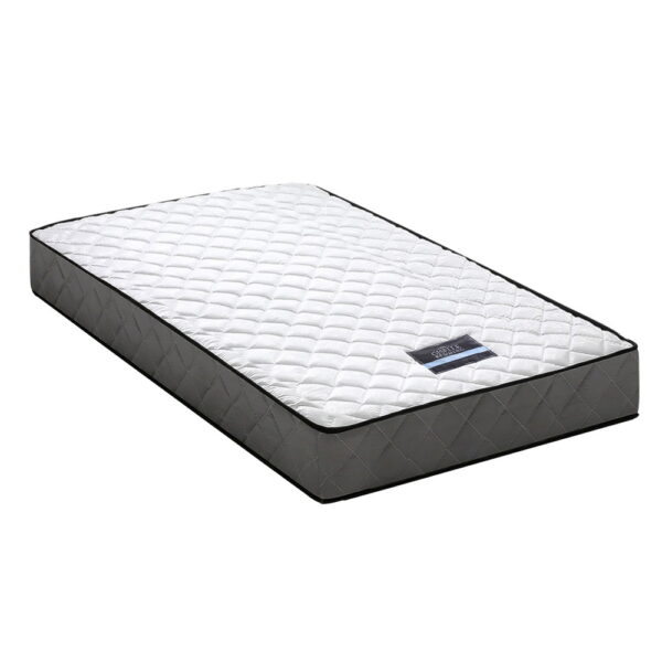 King Single Mattress Medium Firm 16cm High Density Foam Bonnell Spring 450 Coils