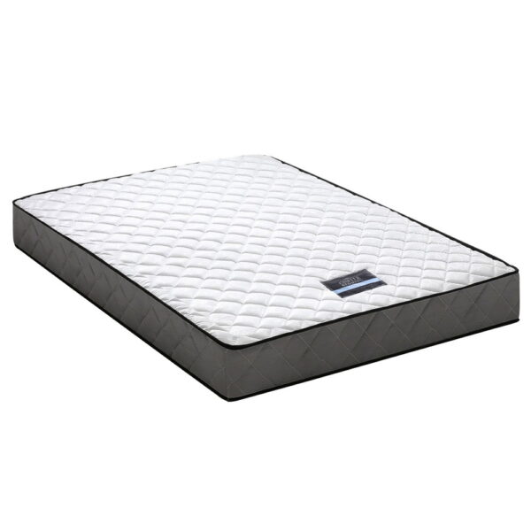 Queen Mattress Medium Firm 16cm High Density Foam Bonnell Spring Hypoallergenic