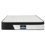 Queen Mattress 30cm Euro Top Medium Firm Hypoallergenic Pocket Spring