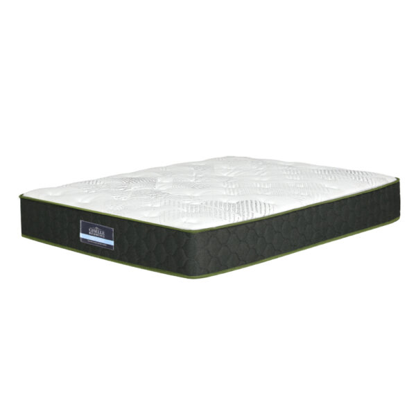 Queen Mattress 25cm Green Tea Foam Medium Firm Hypoallergenic 5 Zone Pocket Spring