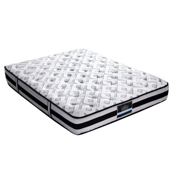 King Mattress Super Firm 24cm High Density Foam Pocket Spring Ultra Firm