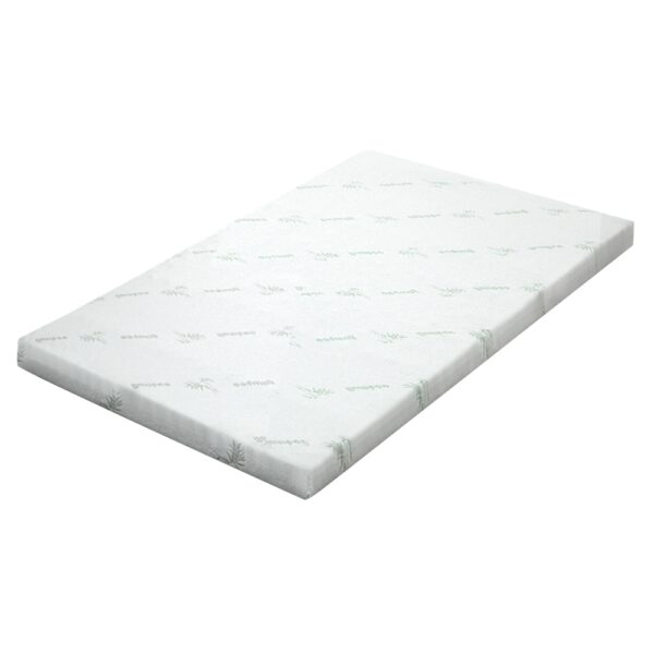 Memory Foam Mattress Topper Single 8cm Cool Gel Bamboo Cover Eco Friendly