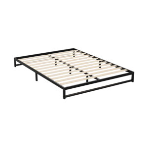 Double Bed Frame Metal Powder Coated Rust Resistant 300kg Capacity