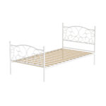 Single Size Metal Bed Frame Provincial  Rust Resistant with Storage Space