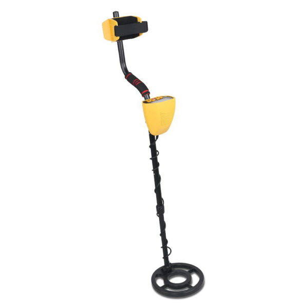 Waterproof Metal Detector 180mm Deep Sensitive Gold Treasure Hunter LCD Yellow