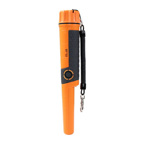 Handheld Metal Detector 40MM Waterproof Pinpointer Automatic Orange